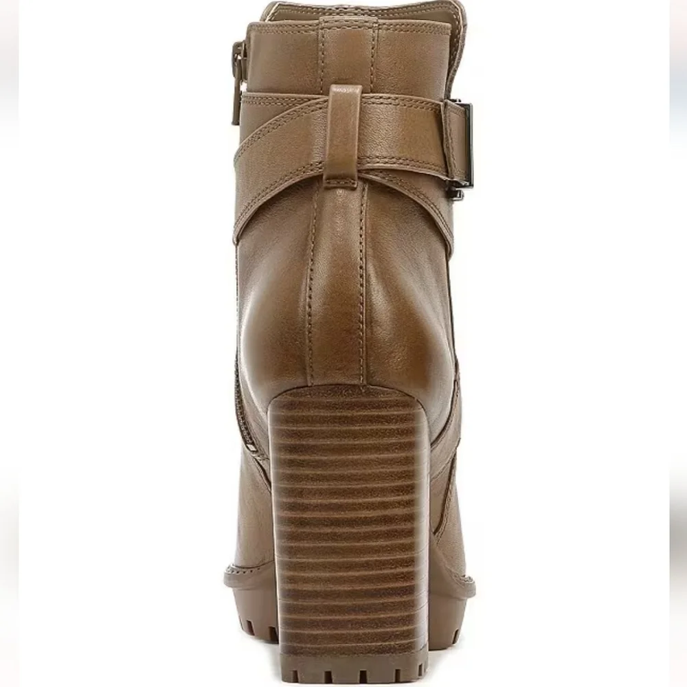 Naturalizer Lyra Leather Water Repellent Lug Sole Boots